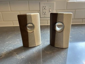 Fabrik Achat Pass Salz Pfefferstreuer Seattle Steinzeug Keramik MCM Jim McBride - Bild 1 von 12