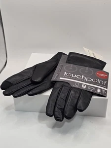 Touchpoint Gr. S Smart Handschuhe Damen schwarz Leder Kaschmir gefüttert - Bild 1 von 3