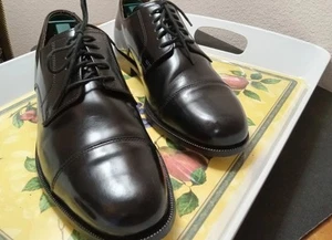 Cole Haan Air Black Leather Cap Toe Oxfords Lace Up Dress Shoes Men 9M NikeAIr - Picture 1 of 15
