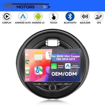 Autoradio 9” per BMW Mini Cooper 2014-2019 CarPlay Android GPS Octacore 4GB+64GB - Immagine 1 di 4