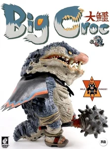 1000TENTACLES Big Croc Limited Ver. Sofubi Fashion Figure 19.5cm New In Stock - Picture 1 of 18