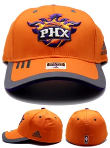 Phoenix Suns Adidas PHX neu orange grau lila Flex Fitted Ära Mütze Kappe Einheitsgröße S/M - Bild 1 von 8