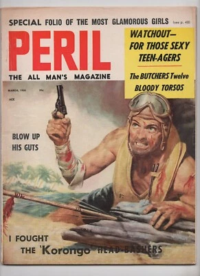 Peril Vol 2 #2 4.0 VG Jeflin Publications 1958 Mens Adventure Pulp - Image 1 of 2