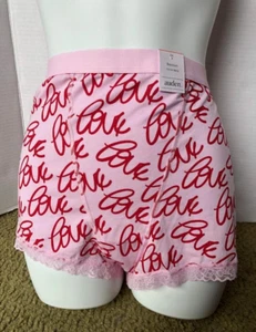 LOVE Valentines Day Sexy underwear Panties Boyshort Women's 2XL - Picture 1 of 4