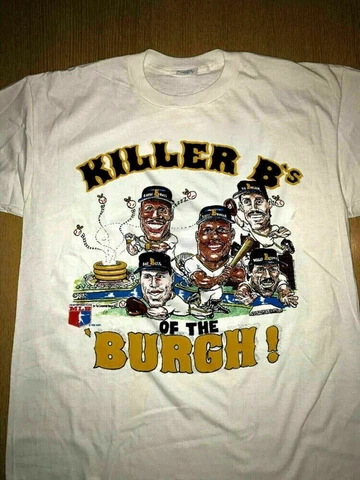 barry bonds vintage 1988 killer bs pittsburgh pirates baseball t-shirt size usa Cover