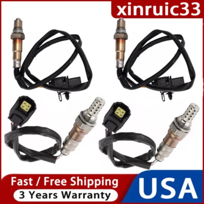 4X Upstream+Downstream Oxygen Sensors for Mercedes-Benz C230 2.5L V6 2006 2007 - Image 1 of 4
