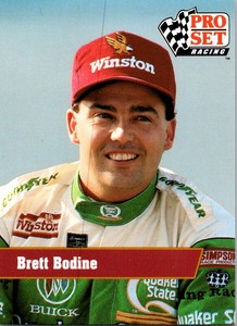 1991 Pro Set NASCAR Winston Cup Brett Bodine sk1568