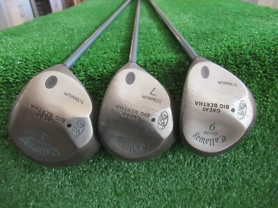 CALLAWAY GREAT BIG BERTHA FAIRWAY 4 7 9 WOOD SET WOODS LADIES GRAPHITE RH - Image 1 of 4