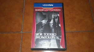 Cassette VHS Baseggio Toca Goldoni Sior Todero Brontolon Rai Teatro - Imagen 1 de 1