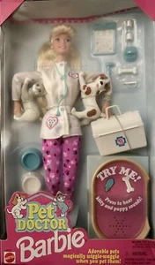 Impressive 1996 Vintage Pet Doctor Barbie with Cat & Dog 14603, NEW - Picture 1 of 8