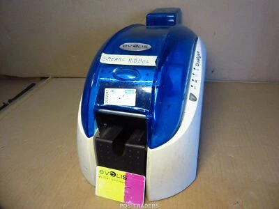 Evolis Dualys 3 ID Card Color Printer Dual Side - DUA301OCH-0S - BREAKS RIBBON - Bild 1 von 4