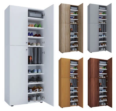 XXL Holz Großer Schuhschrank Schuhkommode Lona 9 - Bild 1 von 3