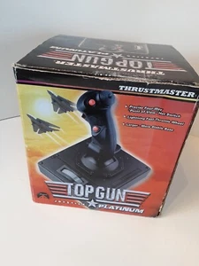 Top Gun Joystick - ThrustMaster Platinum 1996 - 90's PC Controller - UNTESTED - Picture 1 of 6
