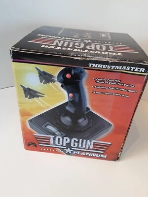 Top Gun Joystick - ThrustMaster Platinum 1996 - 90's PC Controller - UNTESTED - Image 1 of 4