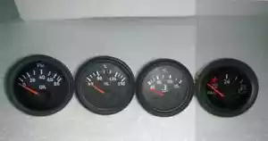 24v Electrical Gauges 52 mm Oil Pressure Water Temp Oil Temp Volt gauge 24 v - Picture 1 of 6