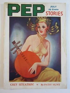 PEP Stories Pulp v. 7 #7, Jul. 1937 GD  Earle Bergey Cover Art - Imagen 1 de 5