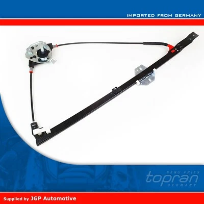 VW T4 Transporter - Manual Front Door Window Regulator Passenger Left 701837501F - Image 1 of 4