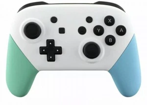 NEW Nintendo Switch Custom White Animal crossing PRO Controller W USB-C Cable - Picture 1 of 1