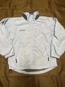 Giacca a vento Columbia donna blu atletica foderata in nylon taglia S - Foto 1 di 6