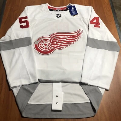 Adidas Auténtico Bobby Ryan Detroit Red Wings Reverso Retro NHL Jersey Blanco 46 Foto 1 de 4