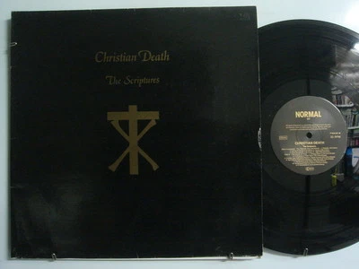 CHRISTIAN DEATH The Scriptures ROCK Import LP U.K. NORMAL 65 Orig. Textured Cvr. - Image 1 of 4