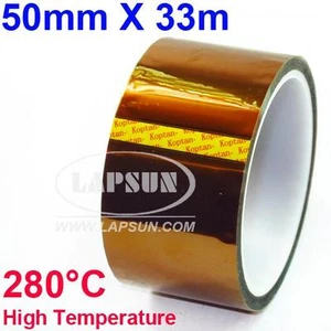 50mm X 100ft Kapton Tape High Temperature Resistant 280°C PCB BGA Wave Soldering - Picture 1 of 1