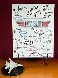Top Gun Script Signed- Autograph Reprints- Full Script- Tom Cruise - Picture 1 of 8