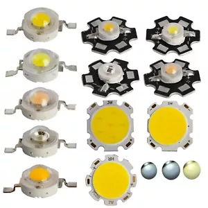 1W 3W 5W 7W White Warm White Netural White High Power LED SMD Chip COB Lamp PCB - Picture 1 of 16