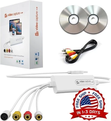 Tarjeta de captura de vídeo para reproductor de cintas, videocámara, cámara, PC - Image 1 of 4
