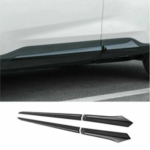 For Toyota RAV4 2019-2023 Piano Black Side Door Body Guard Molding Cover Trim 4x - Bild 1 von 7