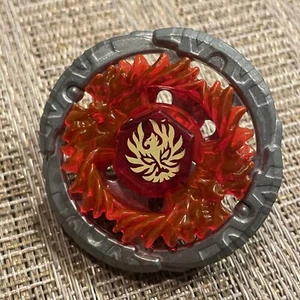 Jade Jupiter 130B Orange Red Beyblade HASBRO METAL FURY 22 - Picture 1 of 6