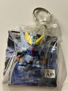 BANPRESTO GUNDAM SD FIGURE PORTACHIAVI SIGILLATO IN FABBRICA 1998 ANIME ROBOT BLU - Foto 1 di 2