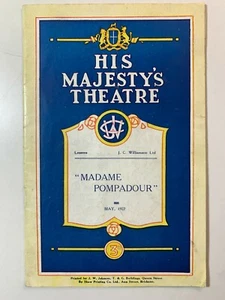 Brisbane His Majesty's Theatre "Madame Pompadour" May 1927 - Picture 1 of 4