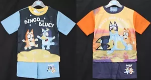 BLUEY Boy's Short Pyjamas /BLUEY & BINGO Summer/ Shorty PJs Sizes 1.5-5 years - Picture 1 of 48