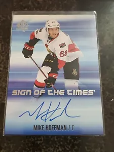 2015-16 SP Authentic Sign of the Times Mike Hoffman #SOTT-MH Auto - Picture 1 of 3