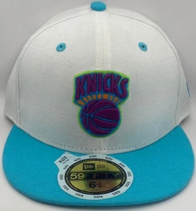 New York Knicks New Era Youth NBA 59FIFTY Fitted Cap SIZE 6 & 3/4 (53.9cm) BNWT - Picture 1 of 3