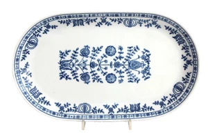 SERVIERPLATTE Beilagen ovale Platte SINFONIE  ZWIEBELMUSTER KAHLA 31x19cm #6 - Bild 1 von 11