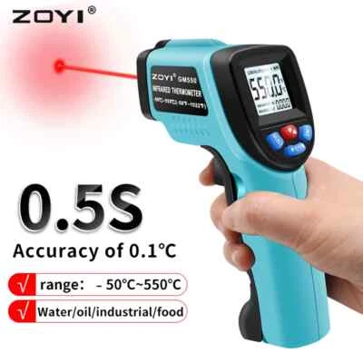Digital Infrared Thermometer Laser Temperature Meter Non-contact Pyrometer - Bild 1 von 4