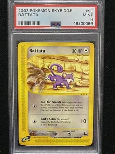 2003 Pokemon Skyridge Rattata 90/144 PSA 9 Mint - Picture 1 of 1