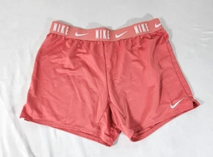 Nike Girl's Dri-FIT Athletic Pink Shorts Size XL - Picture 1 of 3