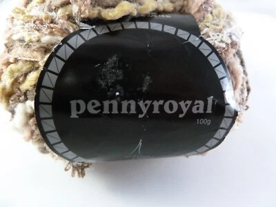 Pennyroyal Craft Yarn 415 Honeycomb 157 yds acrylic wool mohair polyester browns - Image 1 of 4