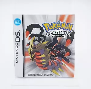 Pokemon Versione Platino (Nintendo DS) solo libretto/manuale * - Foto 1 di 2