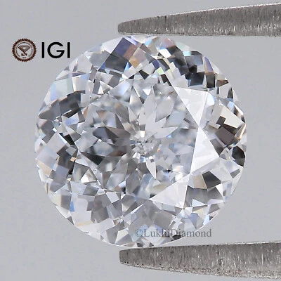 2.06 CT IGI Certified Round Shape Diamond White -F Color VS2 Clarity Lab Diamond - Image 1 of 4