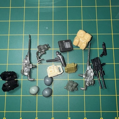 Lote de piezas aleatorias accesorios GI Joe ARAH Hasbro vintage 1982-1988 Zap Foto 1 de 4