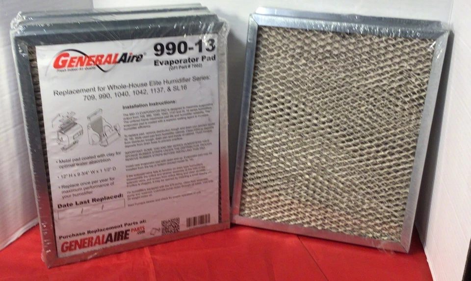 OEM GeneralAire 990-13 Evaporator Pad Media Filter for 709 990 1040 1042 1137...