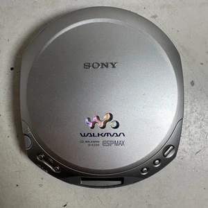 Sony Walkman ESP Max D-E220 Silver Headphone Jack Personal Portable CD Player - Picture 1 of 8