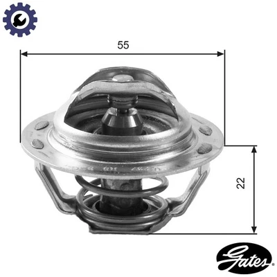 THERMOSTAT COOLANT TH13783G1 FOR PEUGEOT 306/Break/Convertible/Hatchback 406 306 - Image 1 of 4