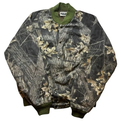 Jerzees Outdoors Mossy Oak Break Up Camo Jacket Size XL USA Hunting Button Up - Image 1 of 4