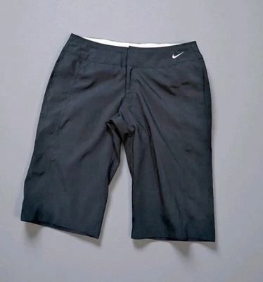 Pantalones cortos de golf Nike con etiqueta gris de colección para mujer talla M 8-10 negros cintura de 32 pulgadas Foto 1 de 4