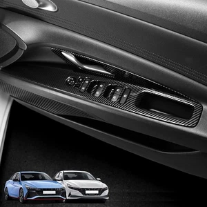 RHD Interior Window Lift Switch Panel Cover Trims For Hyundai Elantra 2021-2025 - Picture 1 of 6